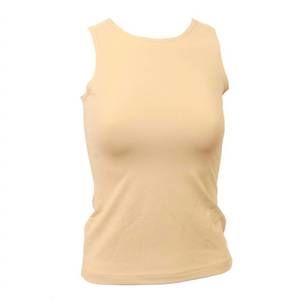 NEW LINDA LEAL sleeveless top in yellow